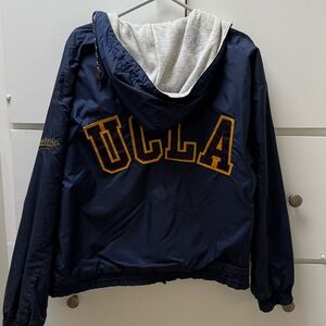 Vintage UCLA Navy Jacket with Hood in size M